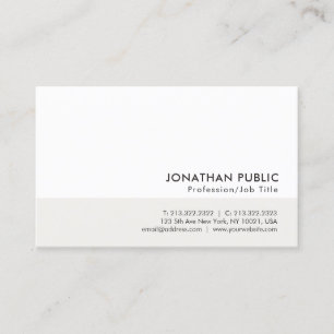 Create Your Own Modern Minimalist Classy Design Business Card