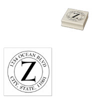 Create Your Own Modern Rubber Stamp | Zazzle