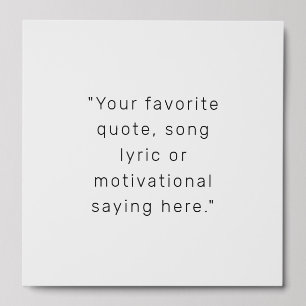 Create Your Own Modern Personalized Quote Peel And Stick Photo Tile