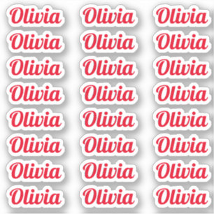 Create Your Own Modern Personalized Script Name St Sticker