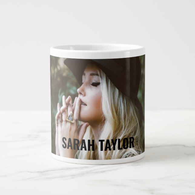 Create Your Own Modern Photography Full Photo  Giant Coffee Mug (Front)