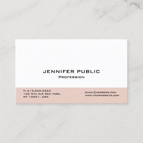 Create Your Own Modern Professional Elegant Business Card
