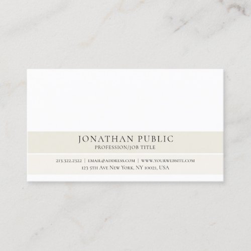 Create Your Own Modern Professional Sleek Elegant Business Card