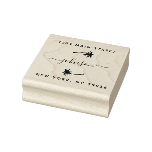 Create Your Own Modern Return Address Rubber Stamp