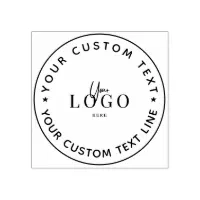 Create Your Own Custom Business Logo Self-inking Stamp | Zazzle