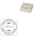 Create Your Own Modern Round Return Address