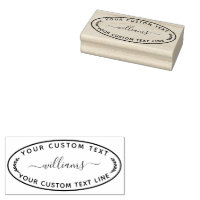 Create Your Own Modern Rubber Stamp | Zazzle