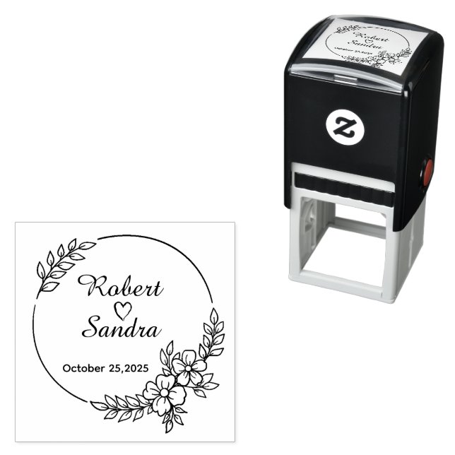 Create Your Own Modern Round  Self-inking Stamp (In Situ)