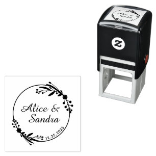 Create Your Own Modern Round Self-inking Stamp