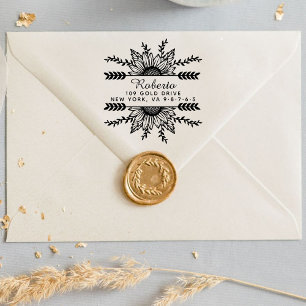 Create Your Own Modern Round Self-inking Stamp