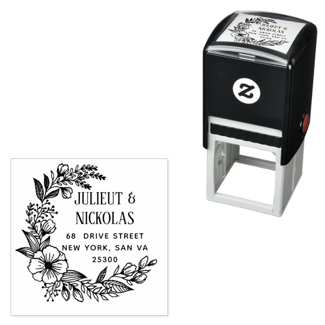Create Your Own Modern Round  Self-inking Stamp (In Situ)