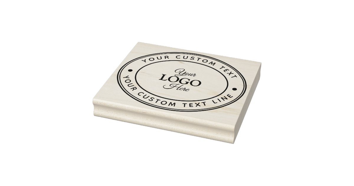Create Your Own Modern Rubber Stamp | Zazzle