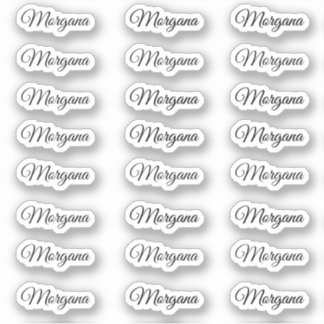 Create Your Own Modern Script Personalized Name  Sticker