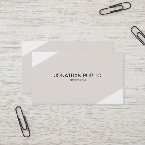 Create Your Own Modern Sleek Elegant Consultant Business Card
