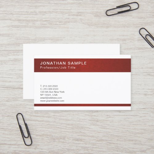 Create Your Own Modern Sophisticated Design Business Card
