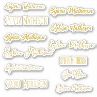 Stylish Name Sticker, Zazzle