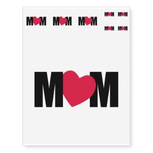 Create Your Own Mom Gifts - Personalize It! Temporary Tattoos