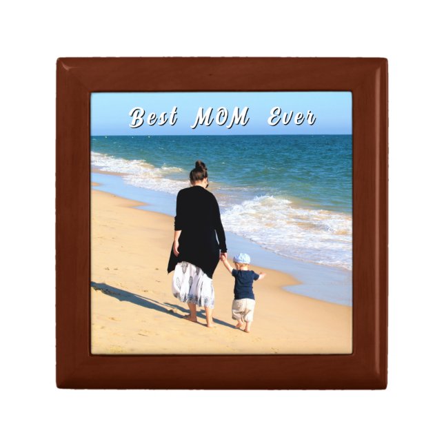 Create Your Own Mom Photo Gift Box - Best Mom Ever (Front)