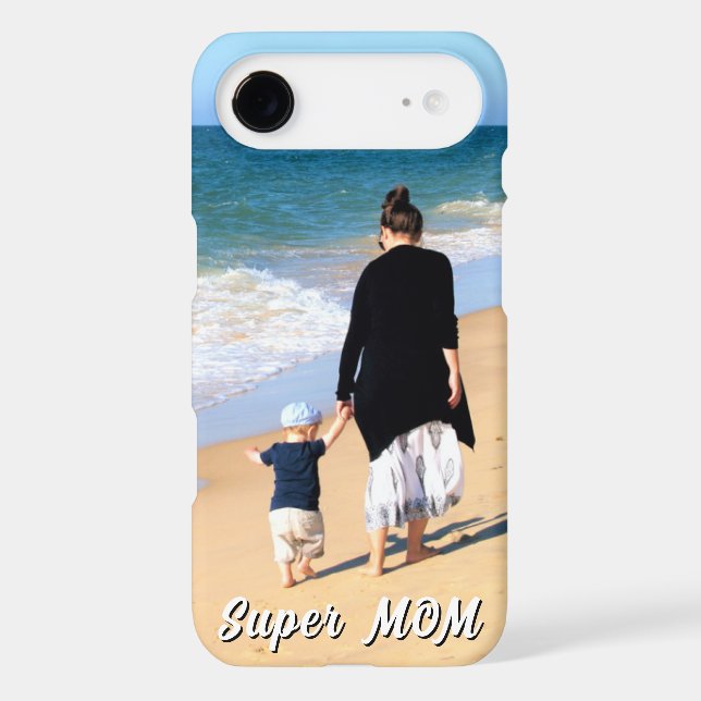 Create Your Own Mom Photo iPhone Case Gift (Back)