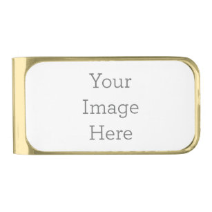 Create Your Own Money Clip, Gold Plated Gold Finish Money Clip