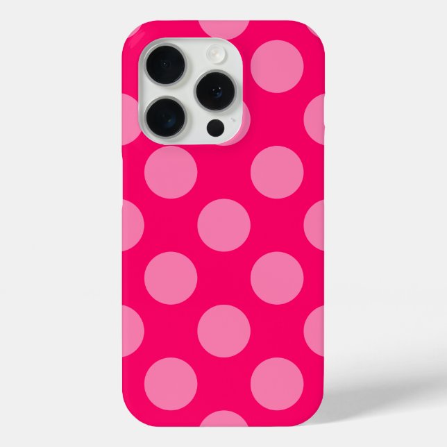 Create Your Own Monochromatic Polka Dot Case-Mate iPhone Case (Back)