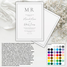 Create Your Own Monogram Elegant Wedding