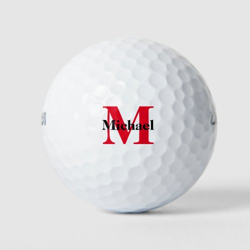 Create Your Own Monogram Golf Balls