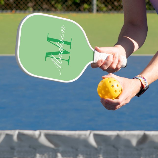 Create Your Own Monogram Initial Name Pickleball Paddle (Insitu)