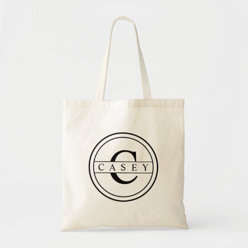 Create Your Own Monogram Personalized Tote Bag