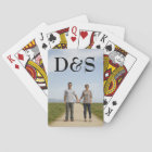 Create Your Own Monogram Photo Playing Cards