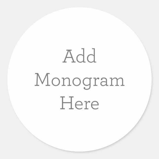 Custom Classic Round Stickers, Format: Sheet of Stickers, Size: Small, 1½ inch (sheet of 20), Paper Type: Glossy White Paper (Front)