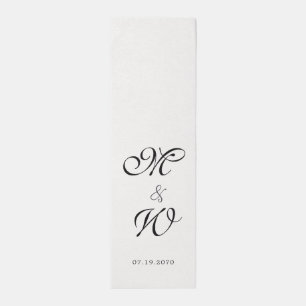  Create Your Own Monogram Wedding Aisle Runner