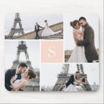 Create Your Own Monogrammed 4-Photo Gallery Mouse Pad<br><div class="desc">Add your photos and custom monogram for a special one of a kind design.</div>
