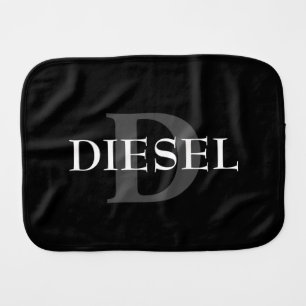 Create Your Own Monogrammed Baby Name Baby Burp Cloth