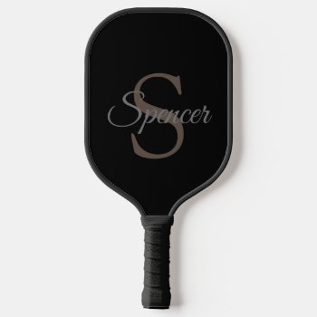 Create Your Own Monogrammed Name Pickleball Paddle by bestgiftideas at Zazzle