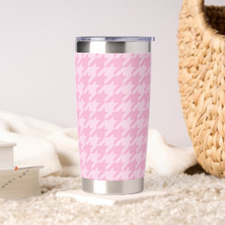 Create Your Own Monotone Houndstooth Insulated Tumbler