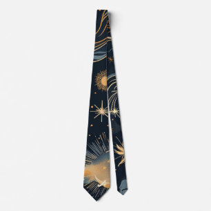 Create Your Own Moon Goddess Celestial Neck Tie