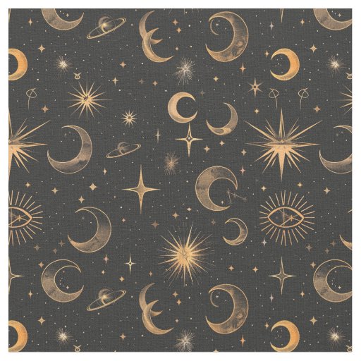 Create Your Own Moons & Planets Celestial Fabric
