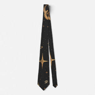 Create Your Own Moons & Planets Celestial Neck Tie