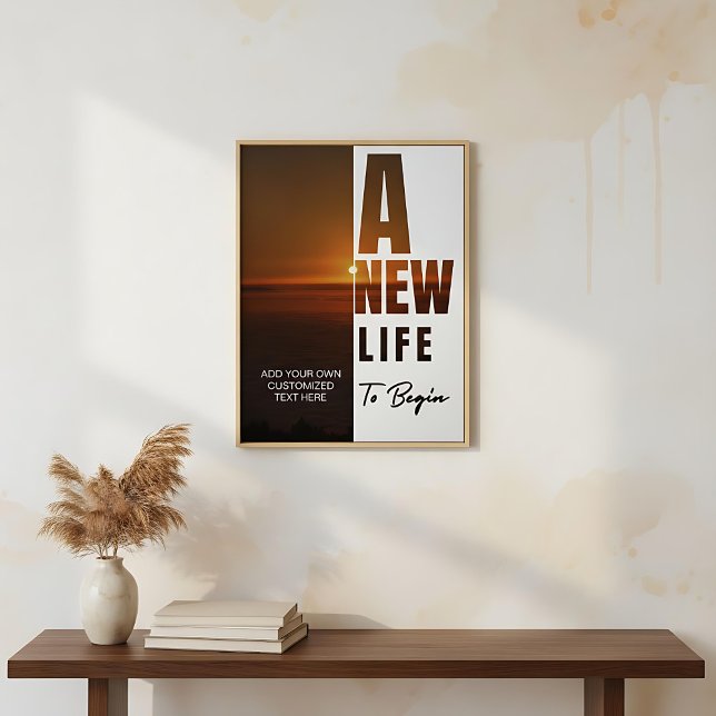 Create your own motivational customized text  poster (Creator Uploaded)