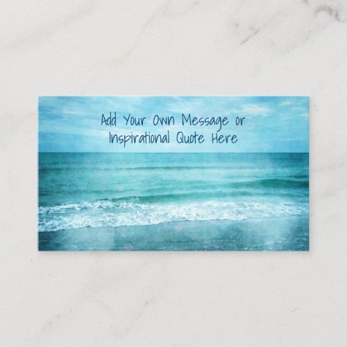 Create Your Own Motivational Inspirational Quote Business Card