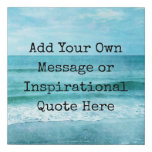 Create Your Own Motivational Inspirational Quote Faux Canvas Print at Zazzle
