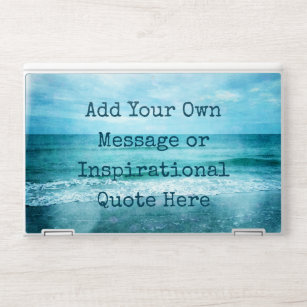 Create Your Own Motivational Inspirational Quote HP Laptop Skin