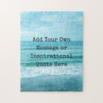 Create Your Own Motivational Inspirational Quote Jigsaw Puzzle by Coolvintagequotes at Zazzle
