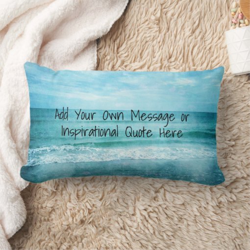 Create Your Own Motivational Inspirational Quote L Lumbar Pillow Zazzle