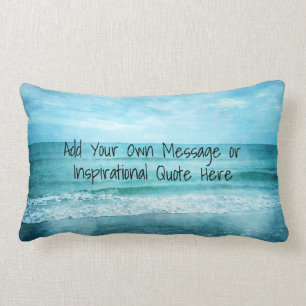 Create Your Own Motivational Inspirational Quote L Lumbar Pillow