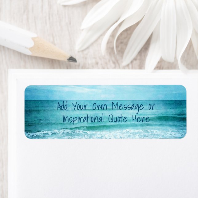 Create Your Own Motivational Inspirational Quote Label (Insitu)