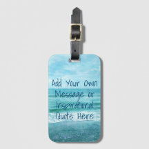 Decorative luggage tag Quotes Decor Collection Happy Moments Work Success Leaves Falling Summertime Motivating Image Suitable for travel White Dimgray Green W2.7 x L4.6