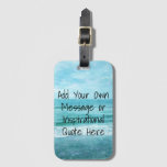 Create Your Own Motivational Inspirational Quote Luggage Tag at Zazzle