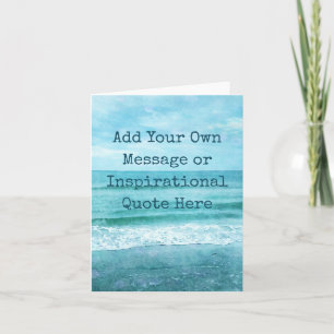 Create Your Own Motivational Inspirational Quote Note Card